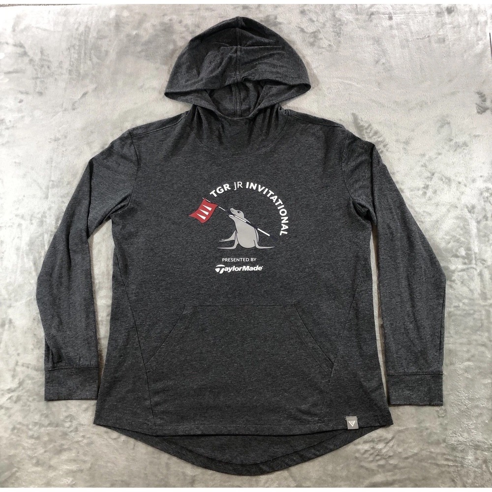 Tgr Junior Invitational Hooded Shirt Men's M Gray Levelwear
